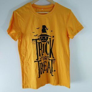 Halloween Trick Or Treat Orange T-shirt Jack-o' S